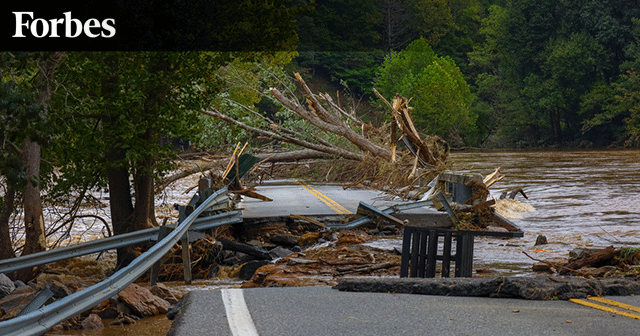 Forbes Hurricane Helene flood damage